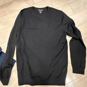 Lachlan Men's Wool Black Sweater Sz L